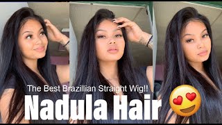 Hair info: aliexpress nadula brazilian straight wig 22inch 180%
density in the video: http://bit.ly/2k392ui ha...