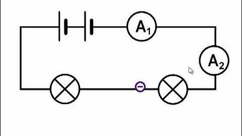 Current in series circuits
