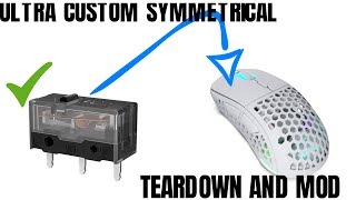 Pwnage Ultra Custom Symm Teardown and Kailh 8.0 Mod!!