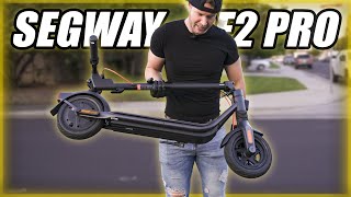 the SEGWAY F2 PRO ELECTRIC SCOOTER is a BLAST (Great Alternative to the Ninebot Max G2)