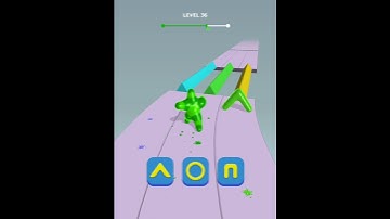 BLOB 3D Run Level 36 Best Noob Funny 😂 Gameplay Walkthrough #shorts #foryou #mobilegame #게임