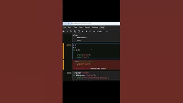 Indentation in Python