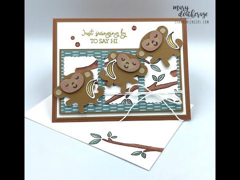 Stampin Up//Little Monkey Bundle//2023-2024 Annual Catalog//Sneak Peek//Pre-Order//New Product