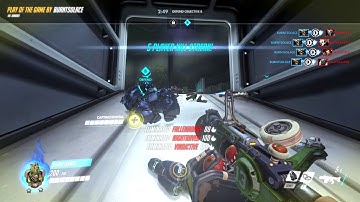 Overwatch:  Junkrat Quintuple Rip Tire Kill