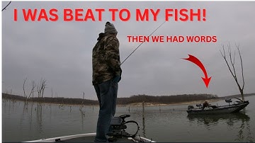 December Crappie on Mark Twain Lake.  I was beat to my Fishing Spot!