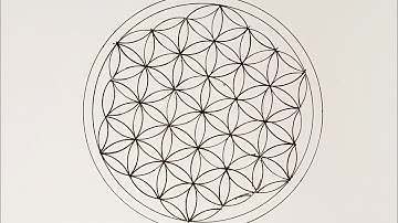 How to draw The Flower of Life | Geometric Drawing Tutorial.