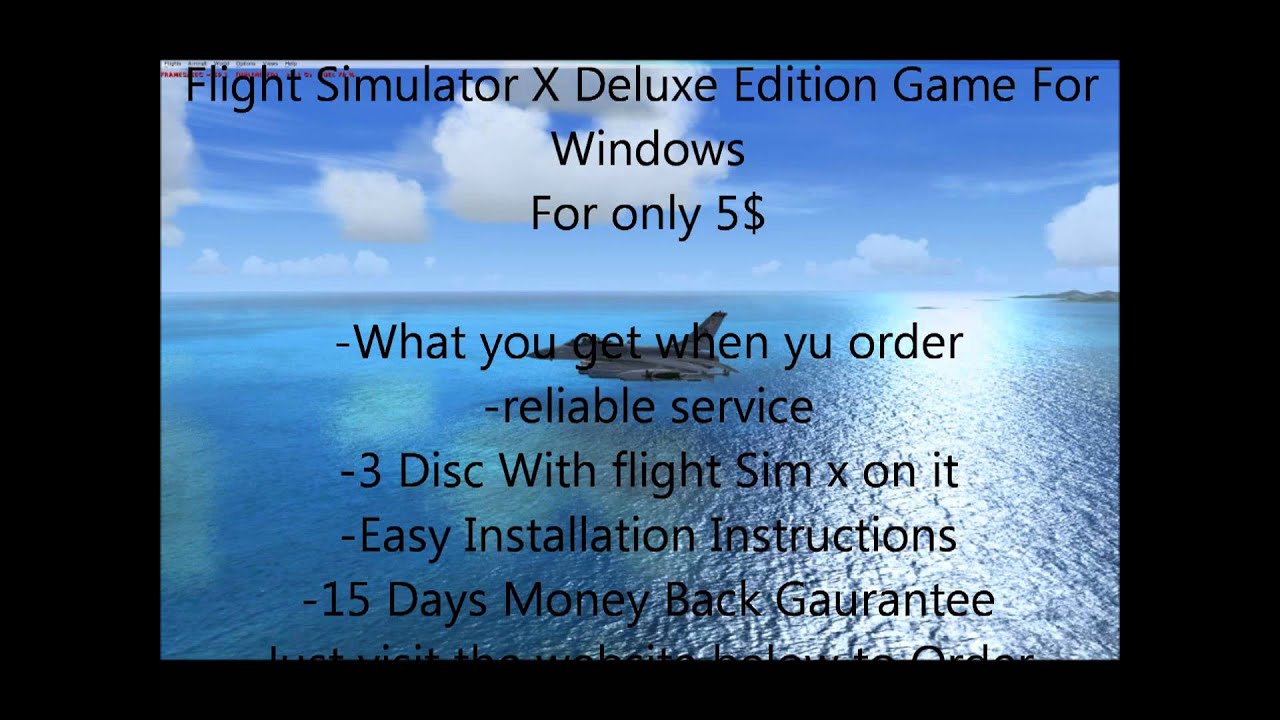 Flight Simulator X Deluxe Full Game