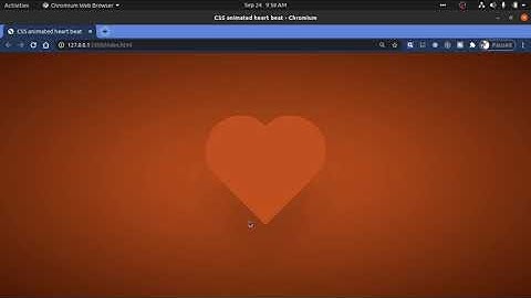 [TUTO]heart beat animation with HTML and CSS only