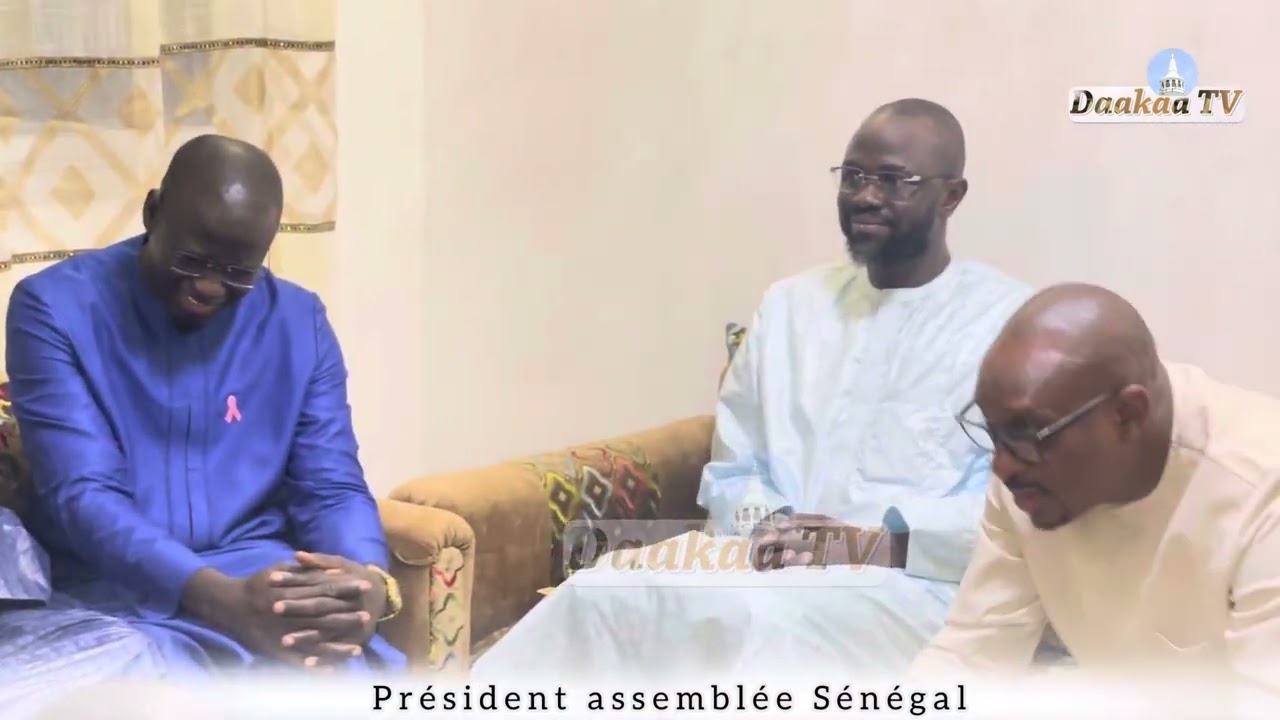 Président assemblée El Maalik, Ndiaye et khalife général de Madina gounass Thierno Ahmad Tydiane ba 