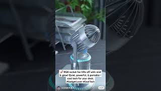 Rgb Rocket Fan Lifts Off With Mist Glow Quiet, Powerful.