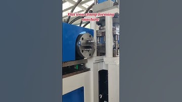 Flat iron clamp forming machine #rolling #machine #coldmilling #cold #factory