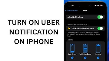 TURN ON UBER NOTIFICATION ON IPHONE | UBER APP | FULL TUTORIAL