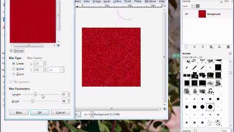 Making Hair Texture(Gimp)