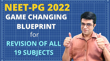 NEET PG 2022: A Game Changing Blueprint For Revision of all 19 Subjects