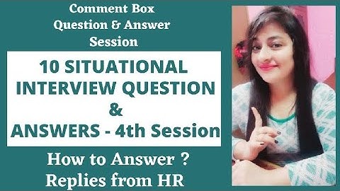 Situational Interview Question | Q & A Session #interviewquestion #situational #hr #readytogetupdate