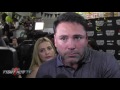 Oscar De La Hoya "La gente van estar sorprendidos de la rapides de Canelo"