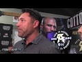 Oscar De La Hoya "La gente van estar sorprendidos de la rapides de Canelo"