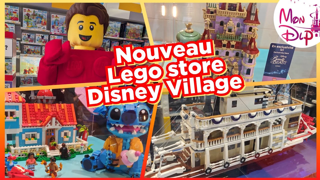 Ouverture du nouveau Lego Store au Disney Village à Disneyland Paris