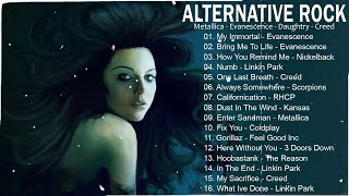 Evanescence Greenday Creed Nickelback Acdc Metallica  Best Alternative Rock Compilation