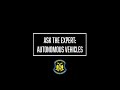 Ask the Expert - Self Driving
