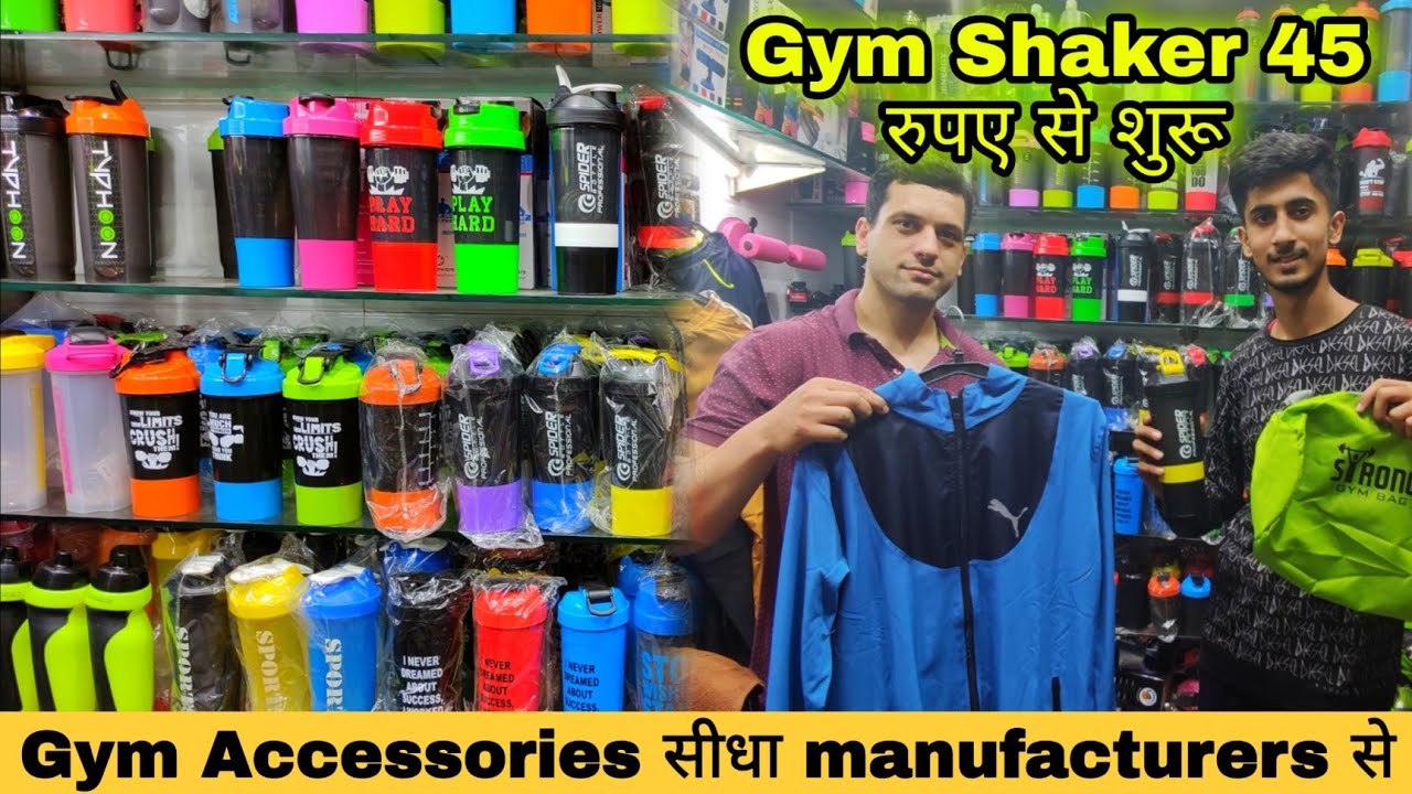 Gym Accessories Market in Delhi Gloves, Shaker, Bags, Mats, Belts
