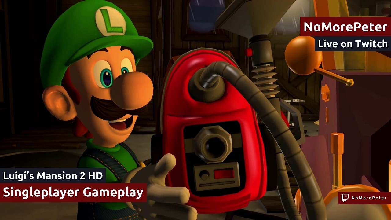 Luigi's Mansion 2 HD | Part 1 | NoMorePeter [March 12th, 2026]
