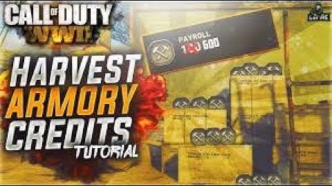 how to get "ARMORY CREDITS" FAST & EASY! - WORLD WAR 2 HOW TO UNLOCK EPIC WEAPONS! (WW2 Secret)