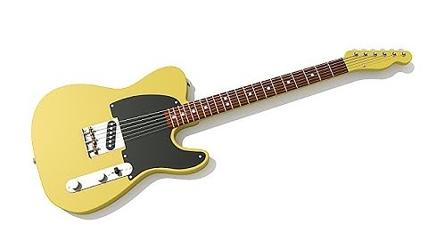 Blender: Modeling a Fender Telecaster (Part 2 of 3)