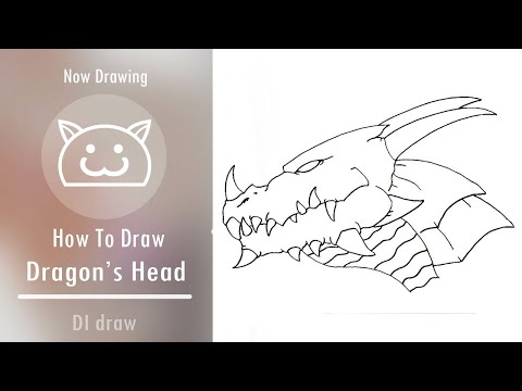 How to Draw Dragon&rsquo;s Head