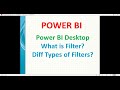 Power BI Tutorials | What is filter and its types of filters in power bi | power bi filters