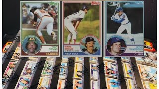 1983 Topps Baseball - My Favorite Vintage Set Of The 80's. Sandberg Gwynn Boggs Rookies