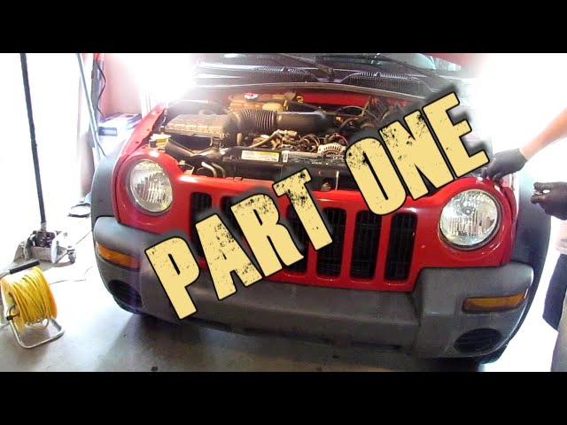 Part 1 Remove and Replace 2002 - 2007 Jeep Liberty Radiator - YouTube
