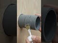 Plumbing repair PVC pipe connection #toolmaking #diytools #toolmaking #metalfabrication