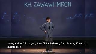 Puisi indah untuk istri. KH Zawawi Imron