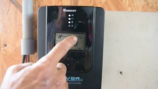 Renogy solar mppt charge controller installation and set up Renogy rover  mppt off grid office