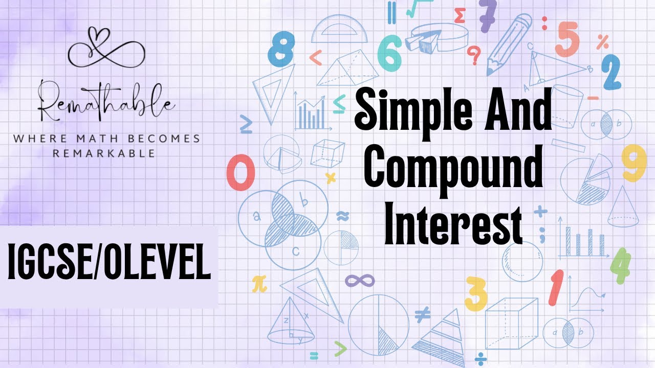 Simple and Compound Interest | O Level & IGCSE Math Explained - YouTube