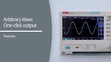 UNI-T MSO2000 Series Oscilloscope | Arbitrary Wave One-Click Output Function Introduction