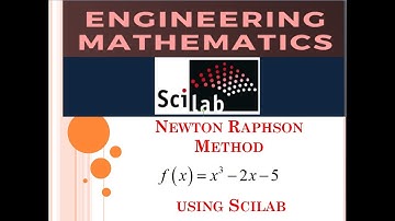 Newton Raphson Method Using Scilab f(x)=x^3-2x-5