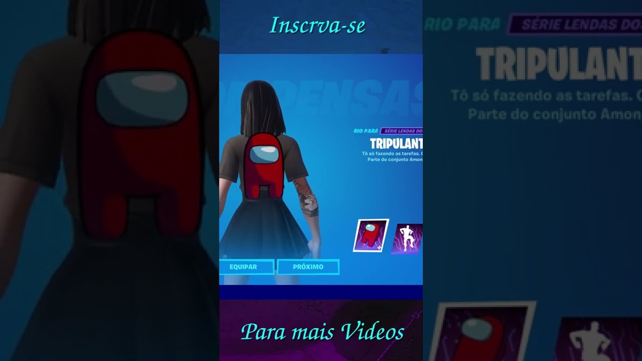 mochila among us fortnite 