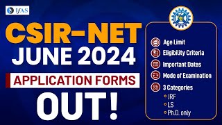 Csir Net June 2024 Detailed Notification Out | Eligibility, Fees & Complete Details