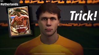 How to get 101 rated M. van Basten from Netherlands efootball 23 Mobile