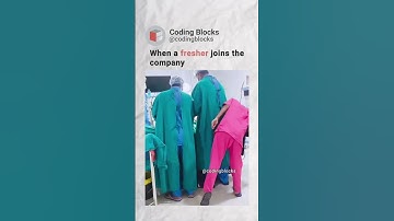 When Fresher joins the Company | Who else can relate | Coding Blocks! #code #corporate