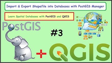 How to Import/Export Shapefile into Databases with PostGIS Manager | Part 3 | English Subtitles