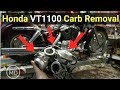 Honda VT1100 Carburetor Removal