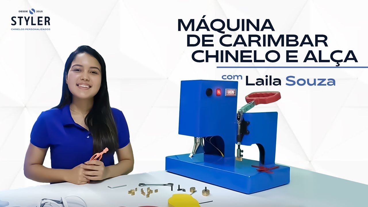 MÁQUINA DE CARIMBAR CHINELO E ALÇA - STYLER CHINELOS PERSONALIZADOS