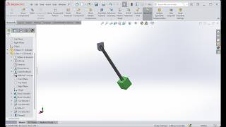 Solidworks motion analysis of a pendulum