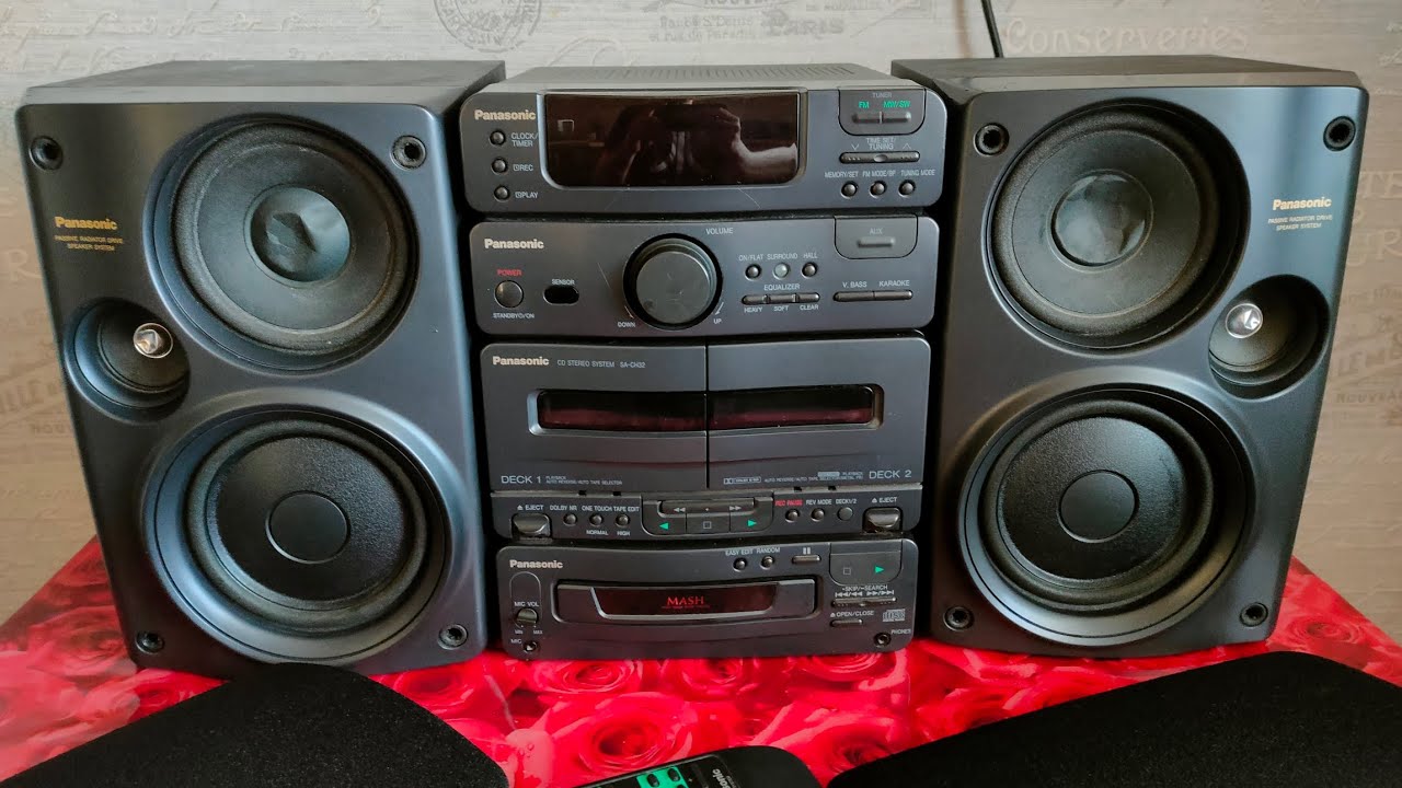 Panasonic - ジャスミン　 Panasonic SC-PM22 CD STEREO SYSTEM SERVICED N/MINT