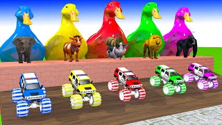 5 Giant Duck, Monkey, Piglet, chicken, dog, mammoth, tiger, Sheep, Transfiguration funny animal 2023