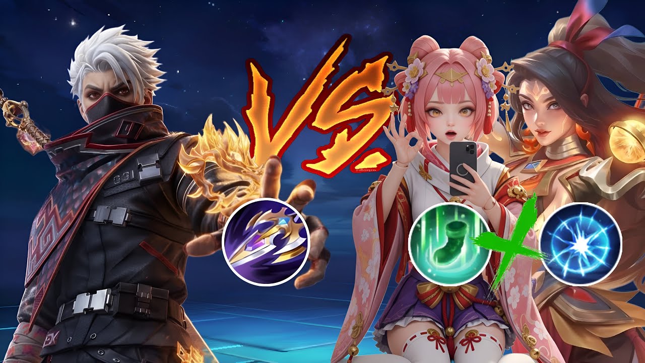 INI CARA GUA ROTASI PAKAI HAYA LAWAN META BUCIN ESMERALDA FT ANGELA | HAYABUSA GAMEPLAY