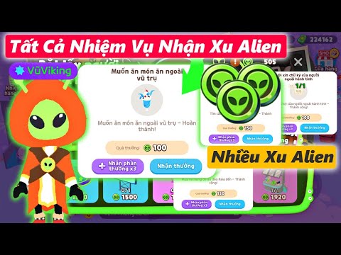 QUÀ CẬP NHẬT 29/04 | HƯỚNG DẪN TẤT CẢ "NHIỆM VỤ XU ALIEN" ĐỔI ĐỒ MIỄN PHÍ